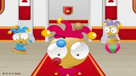 Peones divirtiendo al rey