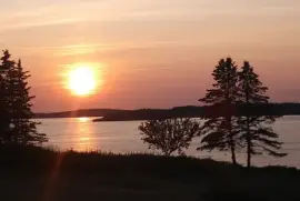 Sunset over Cobscook Bay