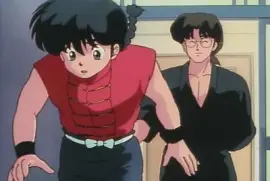 el doctor tofu empuja a ranma ranma 1/2