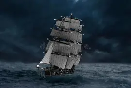 Ship in Storm 4