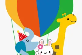 Animals in Hot Air Balloon