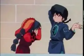 ranma se burla de la cara de akane ranma 1/2