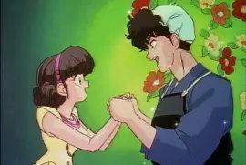 kuno agarra de las manos a mariko ranma 1/2