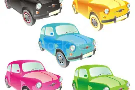 funny colored cars