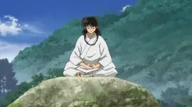 miroku entrena por 1000 dÃ­as hanyo no yashahime
