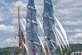 The Portuguese barque Sagres II in Halifax