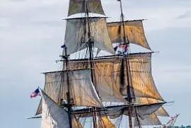 The Bounty leaving Halifax