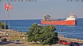 m/v Frontenac   flags