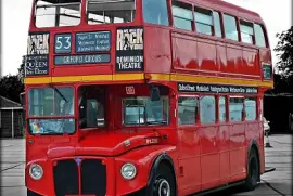 London old red bus