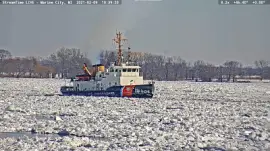 Biscayne Bay-104 USCG ice breaking