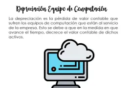 DepreciaciÃ³n equipo de computaciÃ³n