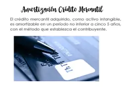 AmortizaciÃ³n crÃ©dito mercantil