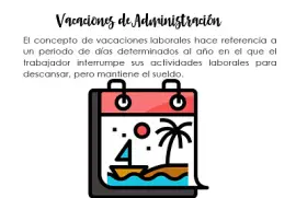 Vacaciones de administraciÃ³n