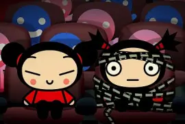 pucca ata a garu en una silla de cine pucca