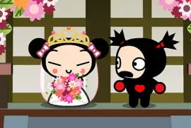 garu encuentra a pucca vestida de novia pucca