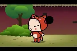 pucca disfrazada de zorro pucca