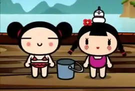pucca y ching ayudaran a garu y a abyo pucca