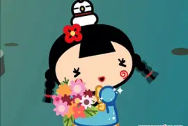 ching atrapa el bouquet de pucca pucca jigsaw puzzle
