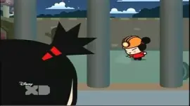 garu mira a pucca cavando para entrar pucca jigsaw puzzle