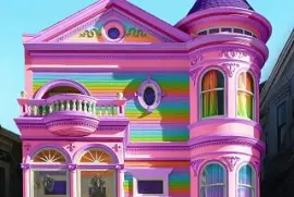 Colorful House jigsaw puzzle