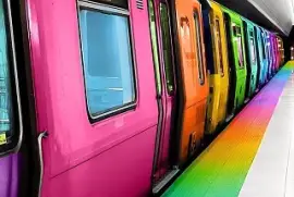 Colorful Subway