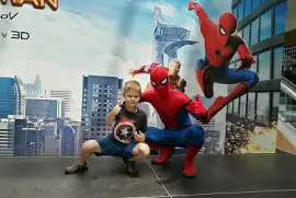Foto with Spider Man (Bratislava, Slovakia)