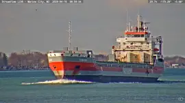  "saltie  " Eeborg heading into Lake Huron