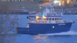 RV Arcticus USGS exiting Lake Huron southbound