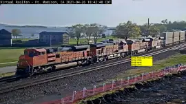 פאזל של Jig Saw Puzzle from Ft Madison,IA/USA BNSF-8500(SD