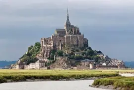 MONT-SAINT-MICHEL, NORMANDY, FRANCE