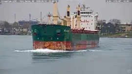 פאזל של :saltie " Blacky (IMO-9393149) entering Lake Huron