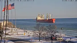  "saltie  " Federal Champain southbound off Lake Huron Flags