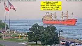  "saltie " m/v Federal Churchill southbound from Lake Huron