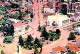 Vista parcial da cidade de Erechim em 1979.