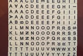 letter tiles