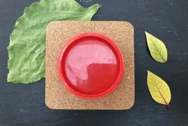 leaves abstract on black