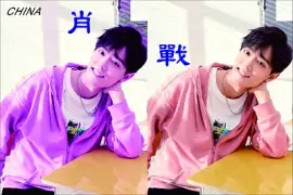 Chinese actor Xiao Zhan jigsaw puzzle