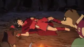 moroha esta durmiendo hanyo no yashahime jigsaw puzzle