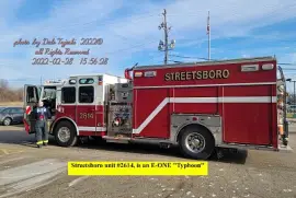 Streetsboro Fire engine #2614 responding to an alarm