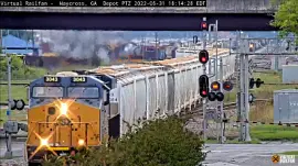 פאזל של CSX-3043 passing Waycross,GA/USA depot.
