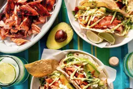 Salmon Taco Snacktime