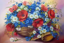 פאזל של Panier a fleurs