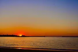 Coucher du soleil Côte Basque