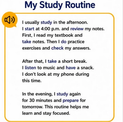Study routine
