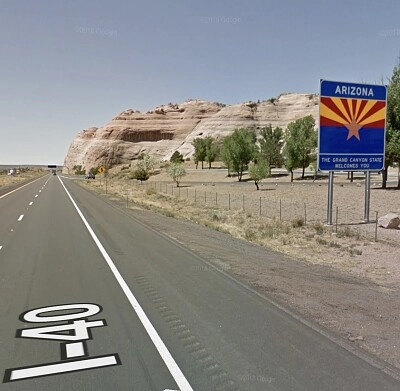 Welcome to Arizona sign