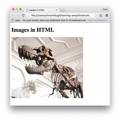 Imágenes en html