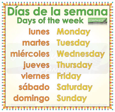 Days of the week