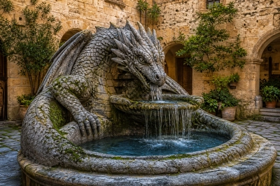 Castle Stone Dragon
