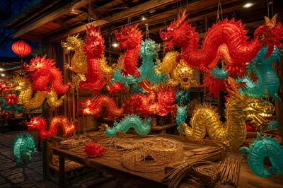 Paper Lantern Dragons