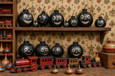 Tin Toy Shop Bombs